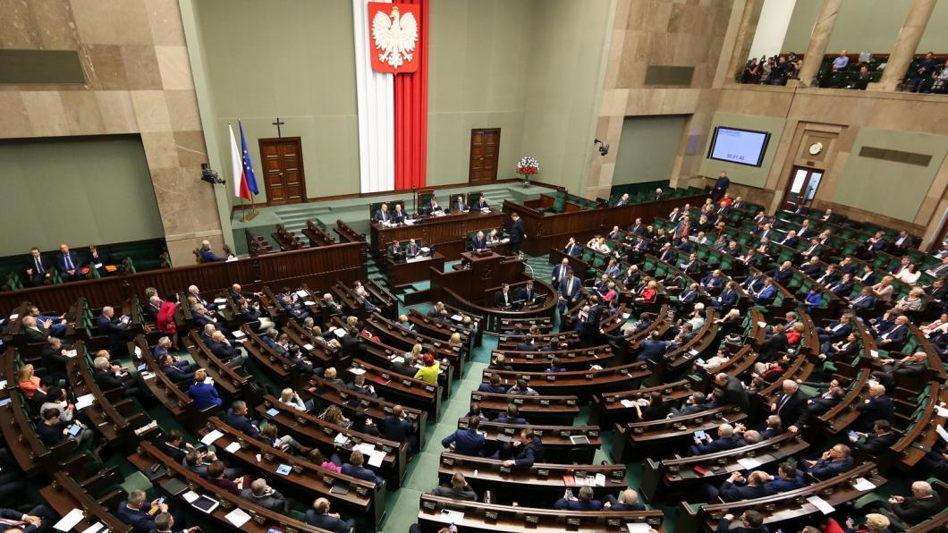 De Sejm, het Poolse parlement. Pools parlement
