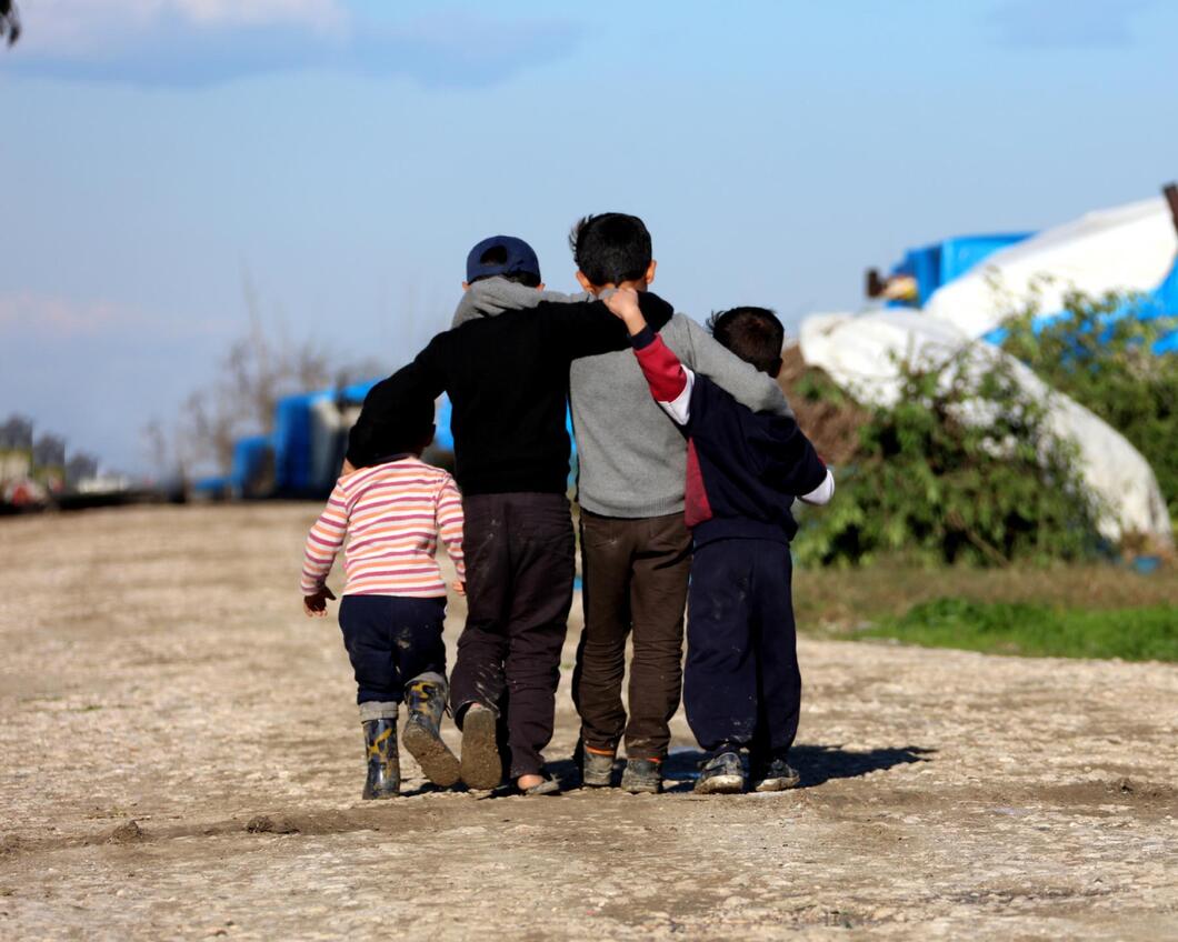 Vluchtelingenkinderen in Griekenland