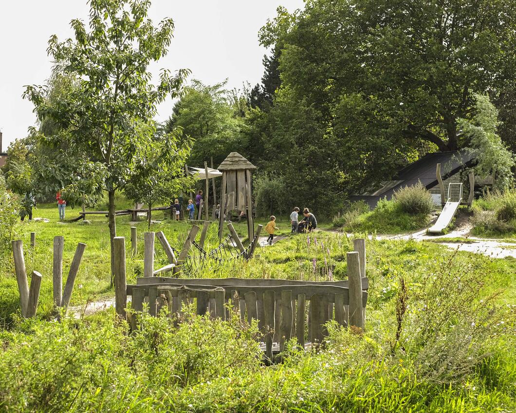 Foto van groen in de stad