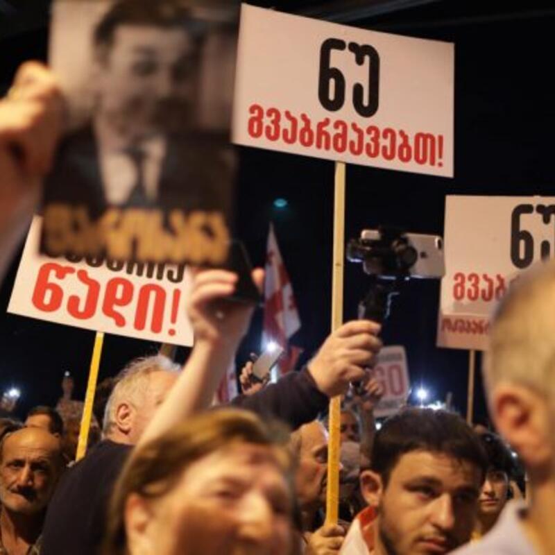 Protest Day 17 Ends at Ivanishvili’s Home with ‘March For Freedom’